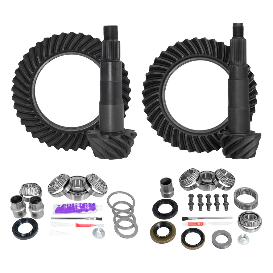 Yukon - YGKT001-488 - Ring & Pinion Gear Kit Package Front & Rear with Install Kits - Toyota 8.4/7.5R