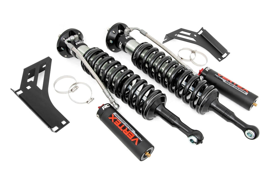 Vertex 2.5 Adjustable Front Shocks 3 Inch 10-22 Toyota 4Runner 4WD Rough Country