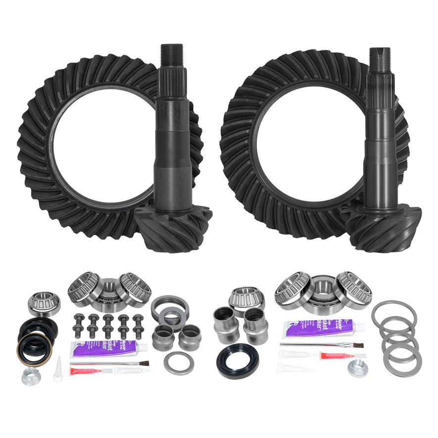 Yukon - YGKT005-488-4 - Ring & Pinion Gear Kit Package Front & Rear with Install Kits - Toyota 8.4/8"IFS