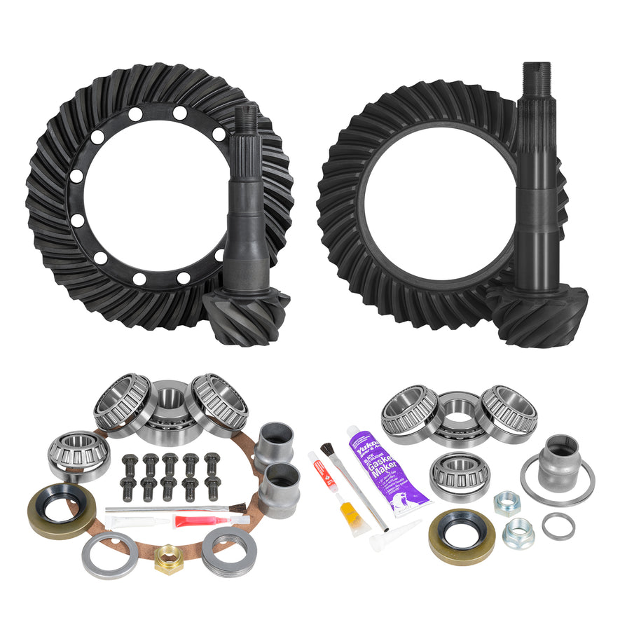 Yukon - YGKT009-529 - Ring & Pinion Gear Kit Package Front & Rear with Install Kits - Toyota 9.5/8R